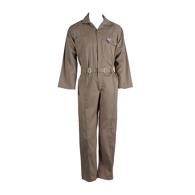 C01 Vêtements de travail multi-poches marron durables