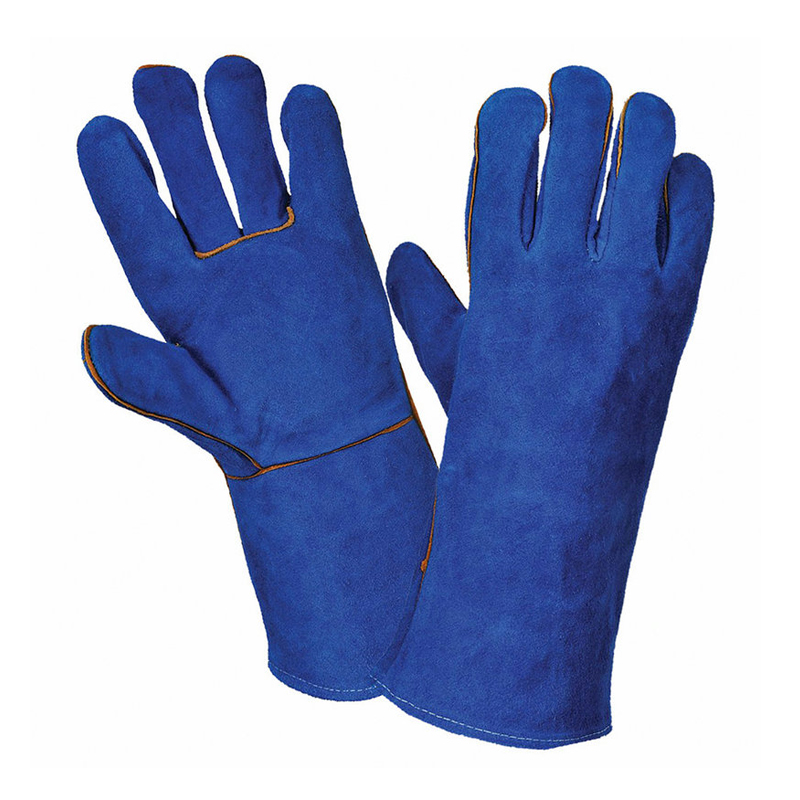 Gants de protection résistants à la chaleur, manchon de soudage en cuir LG010