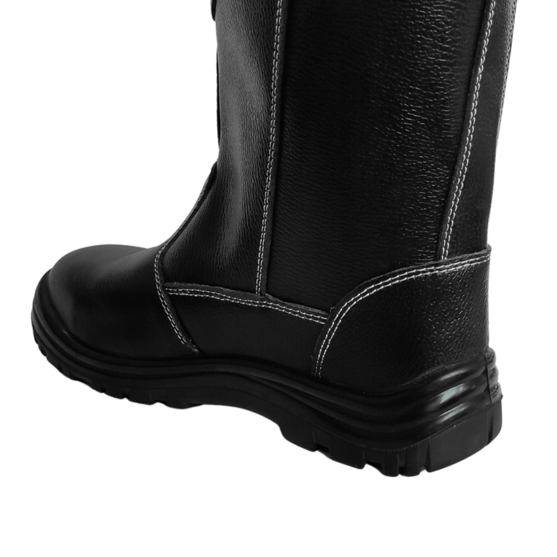 Chaussures de protection en cuir pleine fleur haute résistance à l'usure SS360 Chaussures de protection en cuir pleine fleur haute résistance à l