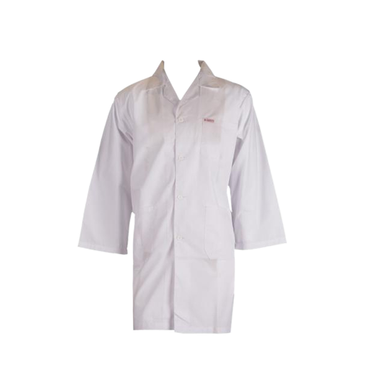 Veste de protection pour hôpital de laboratoire en sergé de polycoton J05
