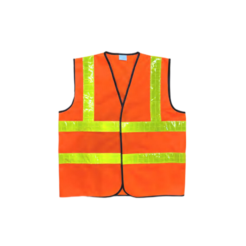 RF010 Gilet de sécurité orange fluorescent de construction réfléchissante haute visibilité RF010 Gilet de sécurité orange fluorescent de construction réfléchissante haute visibilité