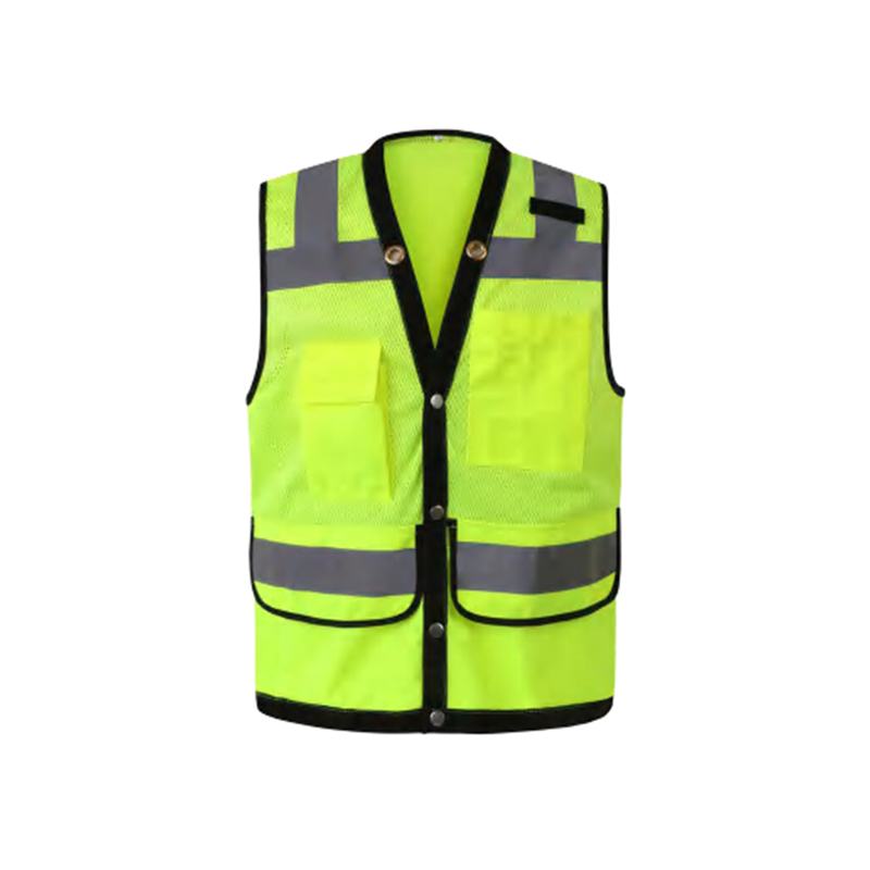 Gilet de sécurité réfléchissant d'avertissement de bande haute visibilité RF032