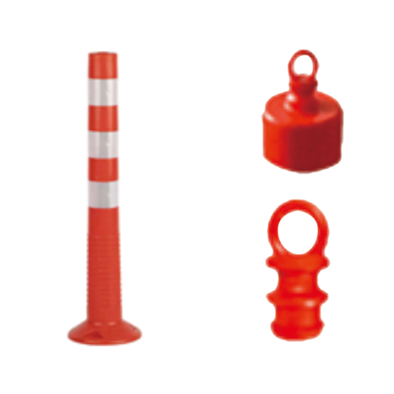 TS005 Poteau d'avertissement extérieur avec base